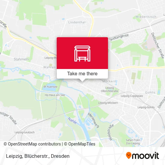 Карта Leipzig, Blücherstr.