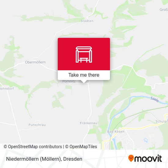 Карта Niedermöllern (Möllern)