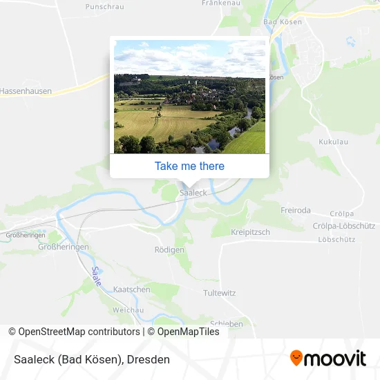 Карта Saaleck (Bad Kösen)