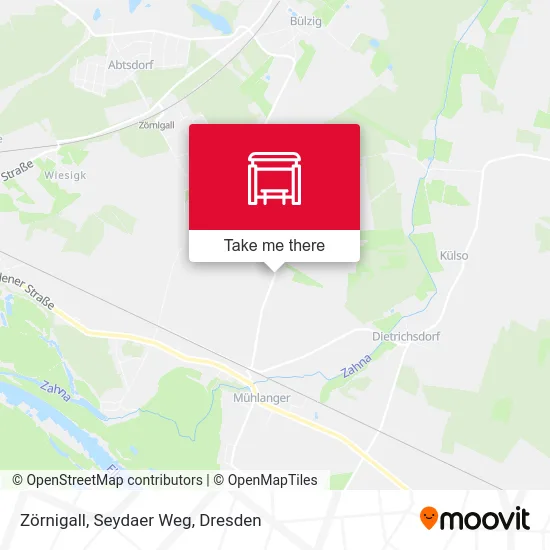 Карта Zörnigall, Seydaer Weg