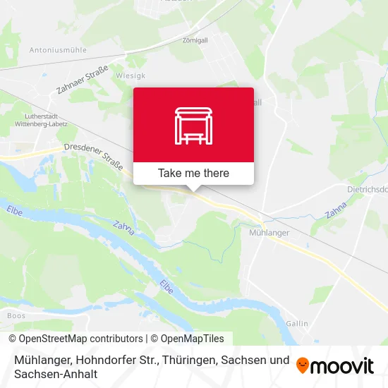 Карта Mühlanger, Hohndorfer Str.