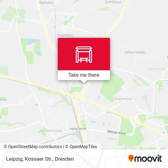 Карта Leipzig, Kossaer Str.