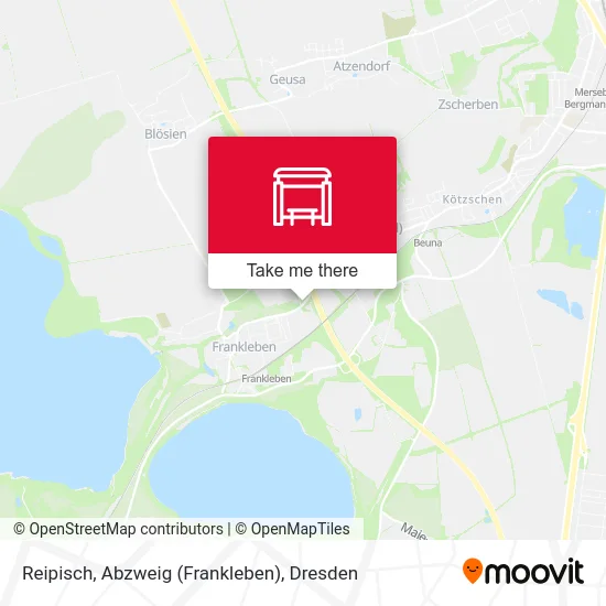 Карта Reipisch, Abzweig (Frankleben)