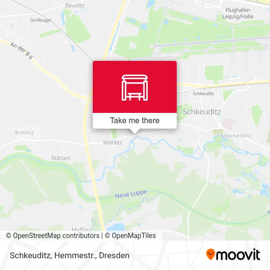 Карта Schkeuditz, Hemmestr.