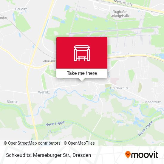 Карта Schkeuditz, Merseburger Str.