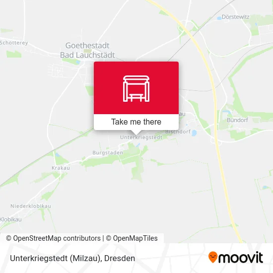 Карта Unterkriegstedt (Milzau)