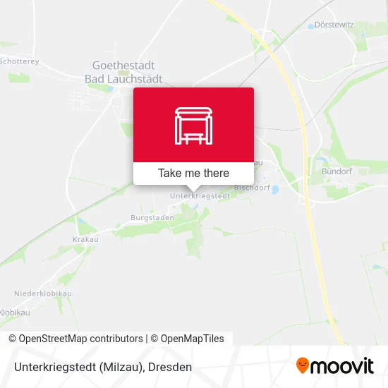 Карта Unterkriegstedt (Milzau)