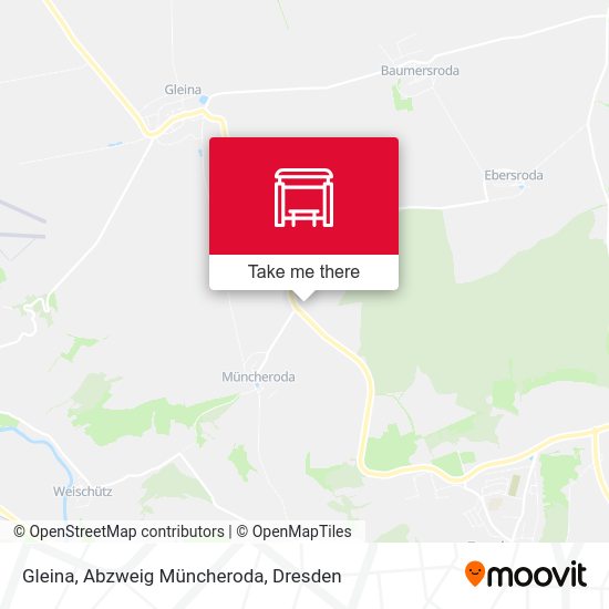 Карта Gleina, Abzweig Müncheroda
