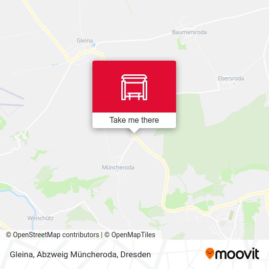 Карта Gleina, Abzweig Müncheroda