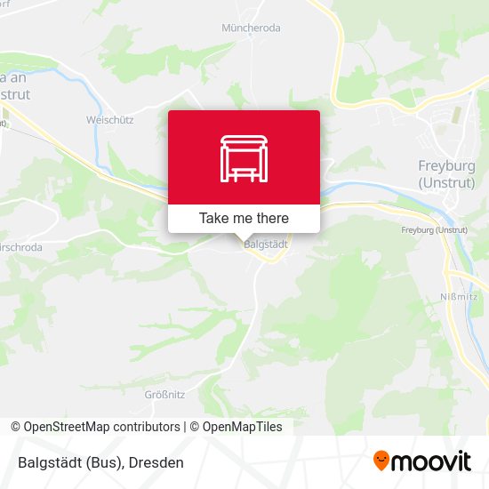 Карта Balgstädt (Bus)