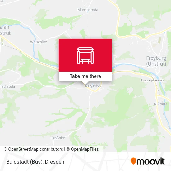 Карта Balgstädt (Bus)