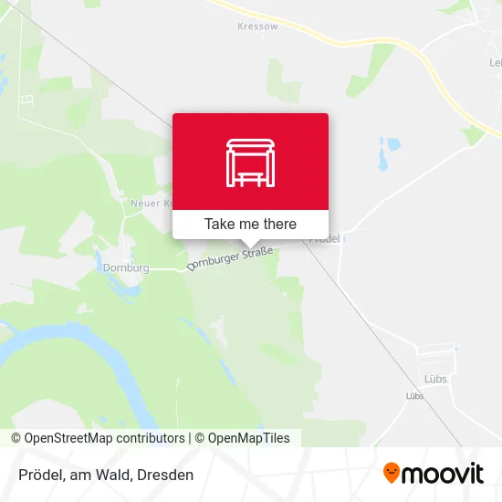Карта Prödel, am Wald
