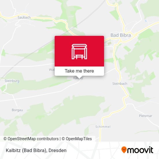 Карта Kalbitz (Bad Bibra)