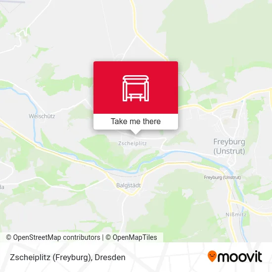 Карта Zscheiplitz (Freyburg)