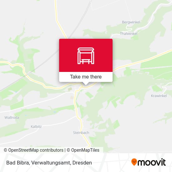 Карта Bad Bibra, Verwaltungsamt