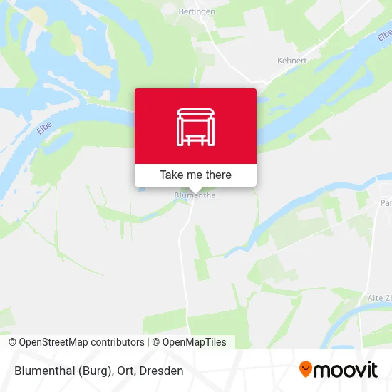 Blumenthal (Burg), Ort map