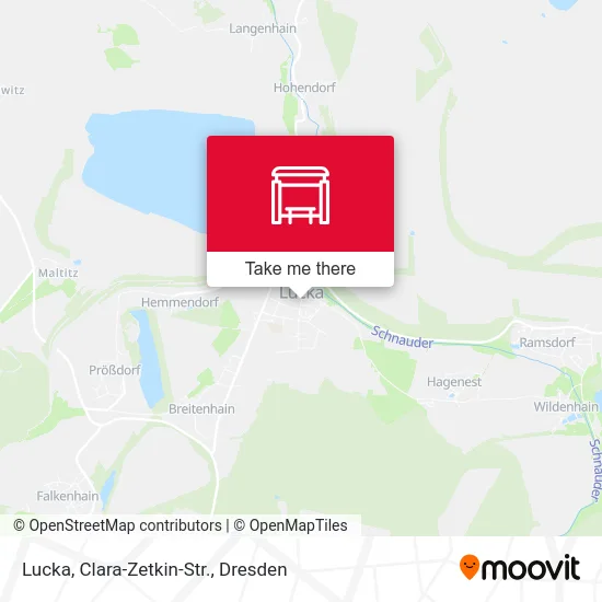 Карта Lucka, Clara-Zetkin-Str.