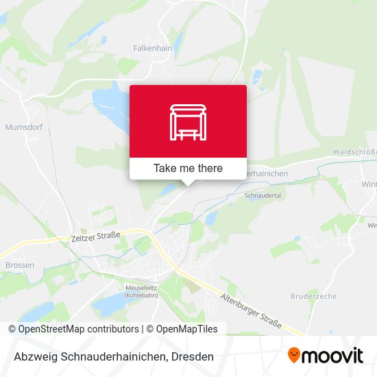 Карта Abzweig Schnauderhainichen