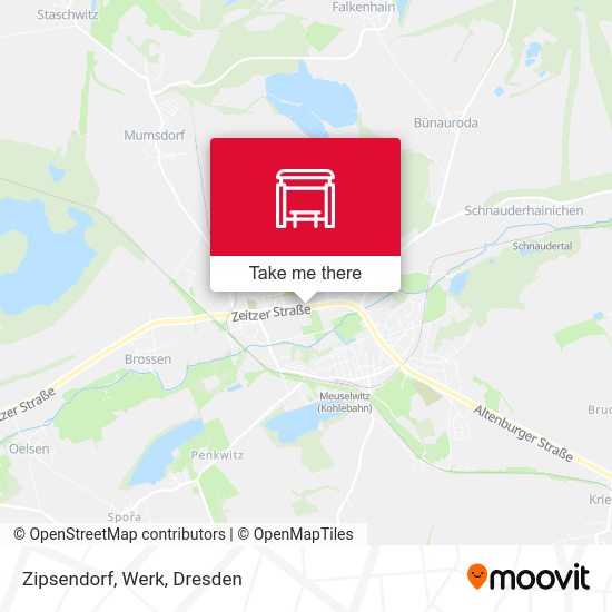 Карта Zipsendorf, Werk