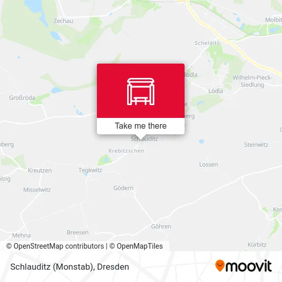 Карта Schlauditz (Monstab)