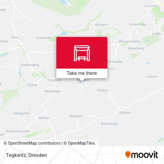 Карта Tegkwitz