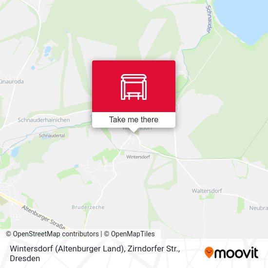 Карта Wintersdorf (Altenburger Land), Zirndorfer Str.