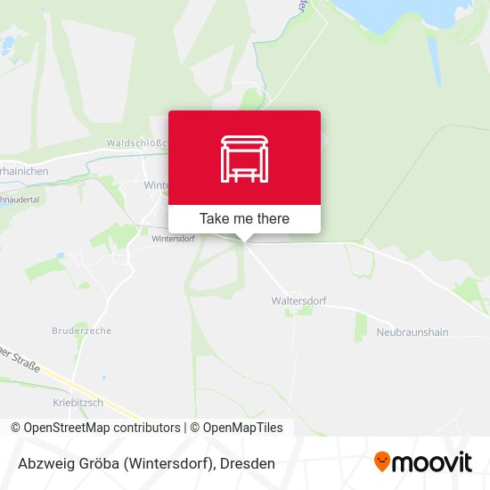Карта Abzweig Gröba (Wintersdorf)