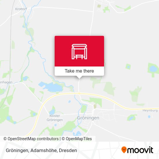 Карта Gröningen, Adamshöhe