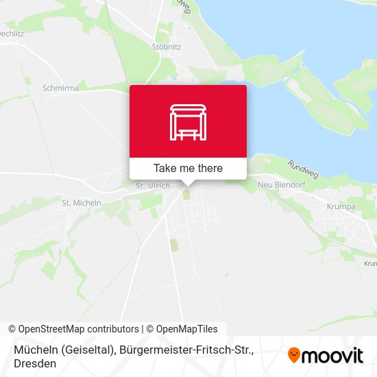Карта Mücheln (Geiseltal), Bürgermeister-Fritsch-Str.