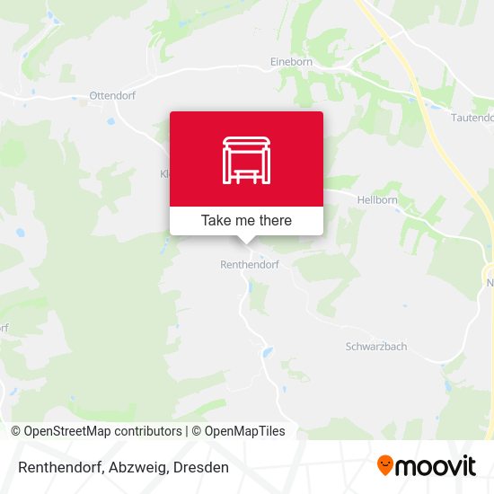 Карта Renthendorf, Abzweig
