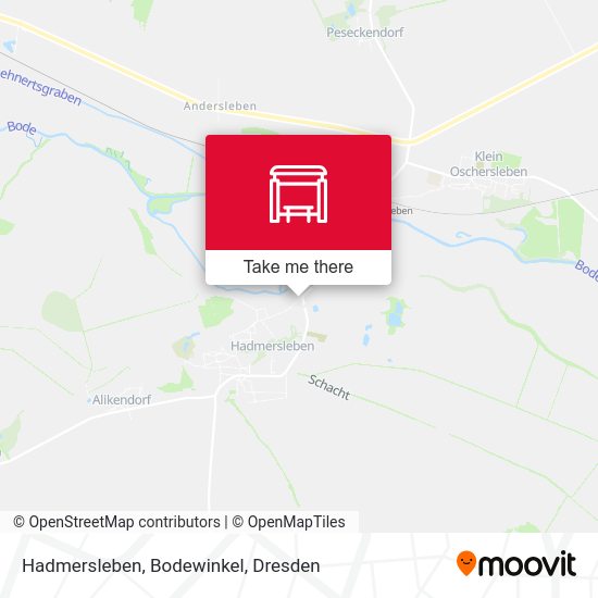 Карта Hadmersleben, Bodewinkel