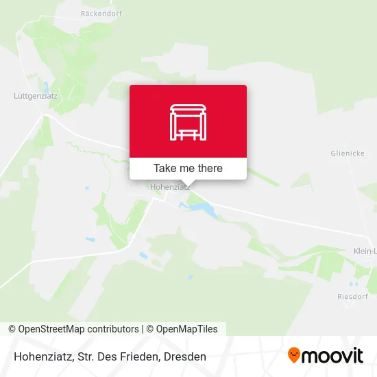 Карта Hohenziatz, Str. Des Frieden