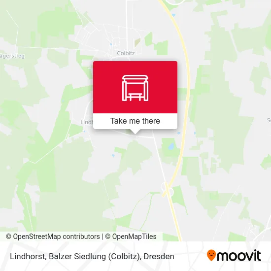 Карта Lindhorst, Balzer Siedlung (Colbitz)