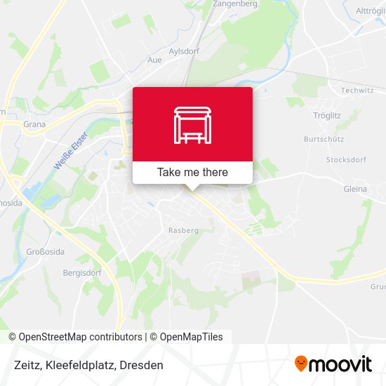 Карта Zeitz, Kleefeldplatz