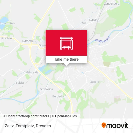 Карта Zeitz, Forstplatz