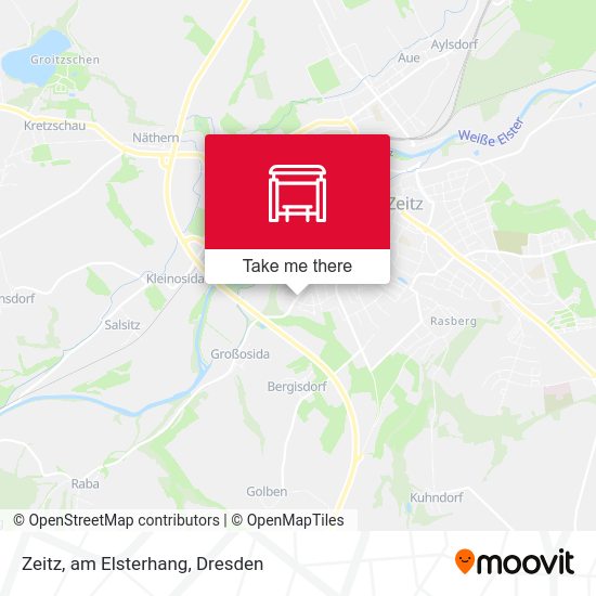 Карта Zeitz, am Elsterhang