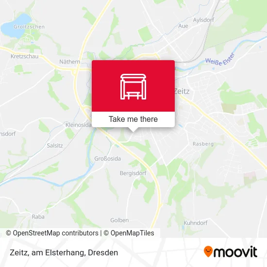 Карта Zeitz, am Elsterhang