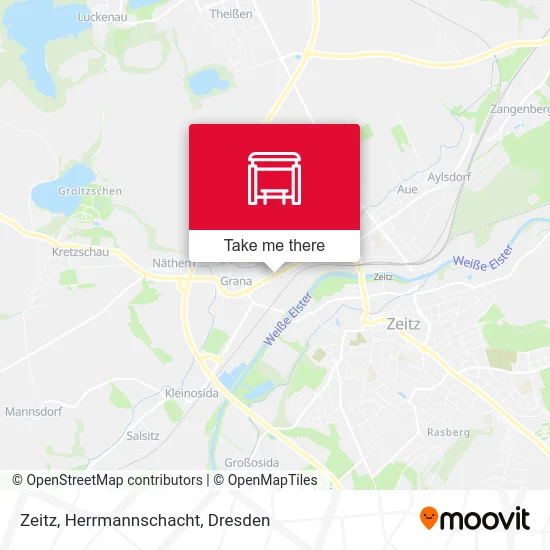 Карта Zeitz, Herrmannschacht