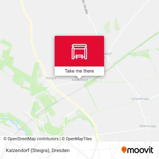Карта Kalzendorf (Steigra)