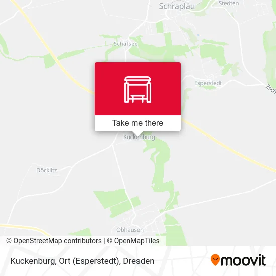 Карта Kuckenburg, Ort (Esperstedt)