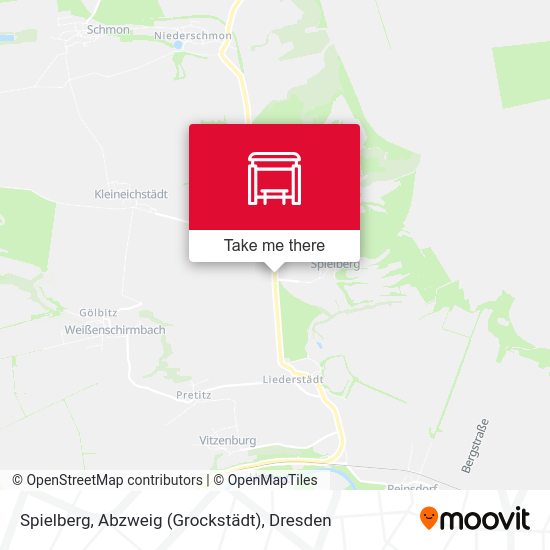 Карта Spielberg, Abzweig (Grockstädt)