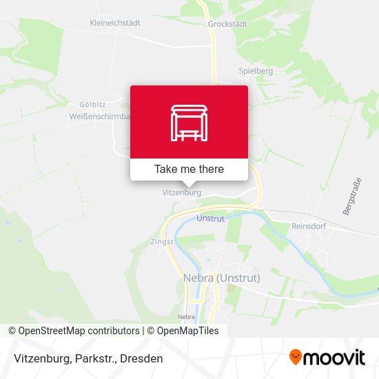 Карта Vitzenburg, Parkstr.