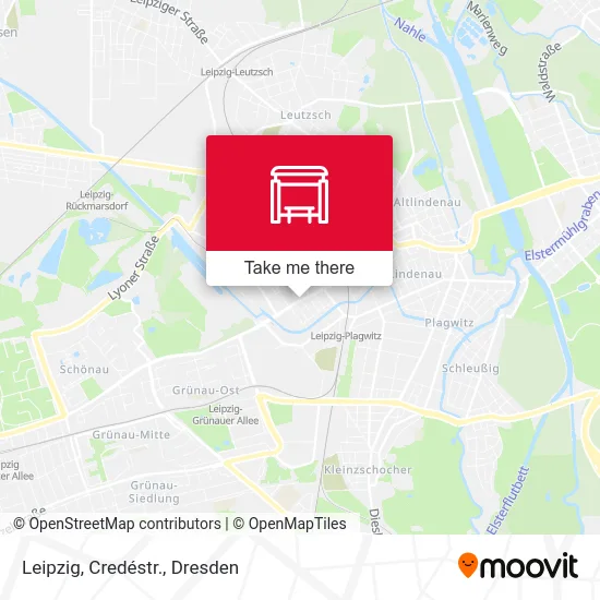 Карта Leipzig, Credéstr.