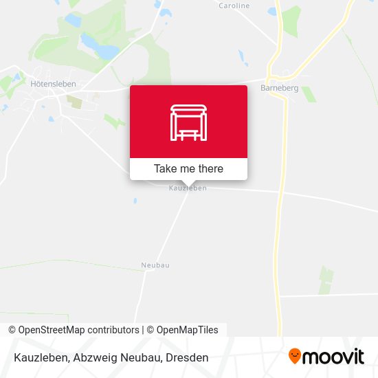 Карта Kauzleben, Abzweig Neubau
