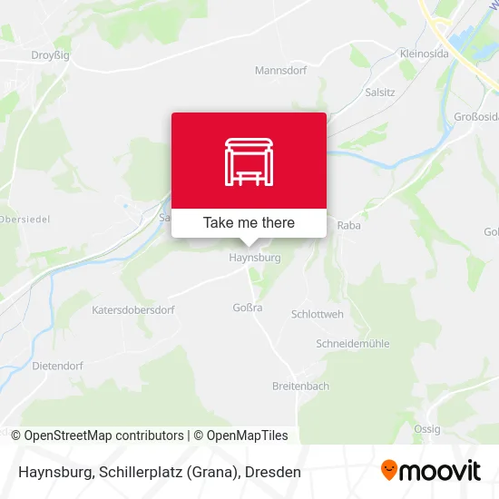 Карта Haynsburg, Schillerplatz (Grana)