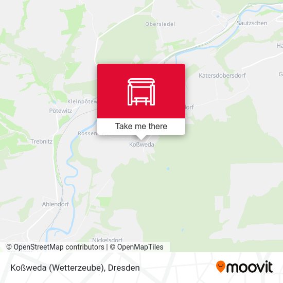 Карта Koßweda (Wetterzeube)
