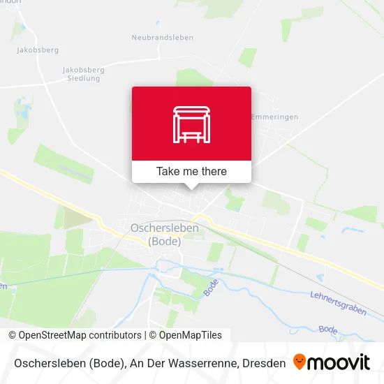 Карта Oschersleben (Bode), An Der Wasserrenne