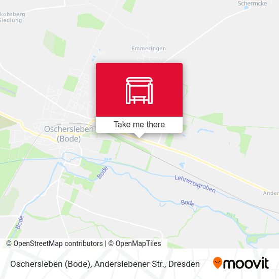Карта Oschersleben (Bode), Anderslebener Str.