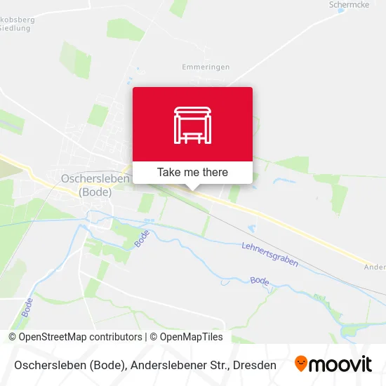 Карта Oschersleben (Bode), Anderslebener Str.