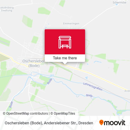 Карта Oschersleben (Bode), Anderslebener Str.